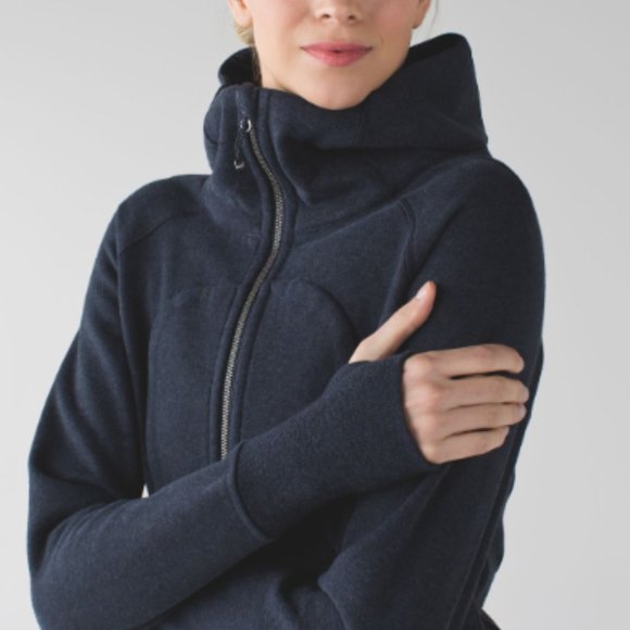 Jackets & Blazers - (2352) LULULEMON Scuba Hoodie *Classic Cotton Fleece Sz 8